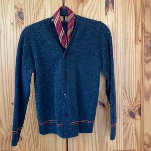 Authentic Gryffindor Adult Cardigan & Tie